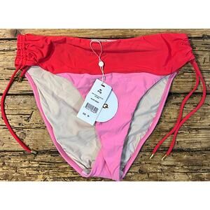 PQ Women Sz S Pink Bikini Bottom NWT